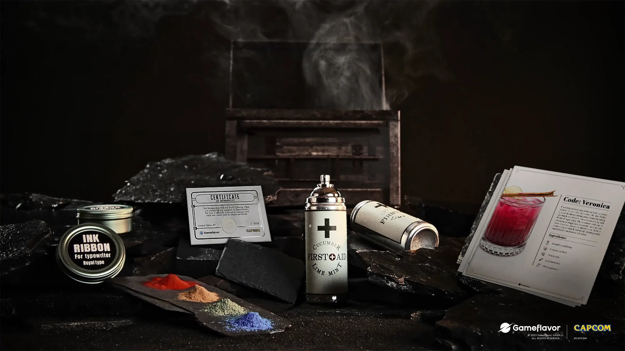 Resident Evil First Aid Drink Collector’s Box Is Now Shipping