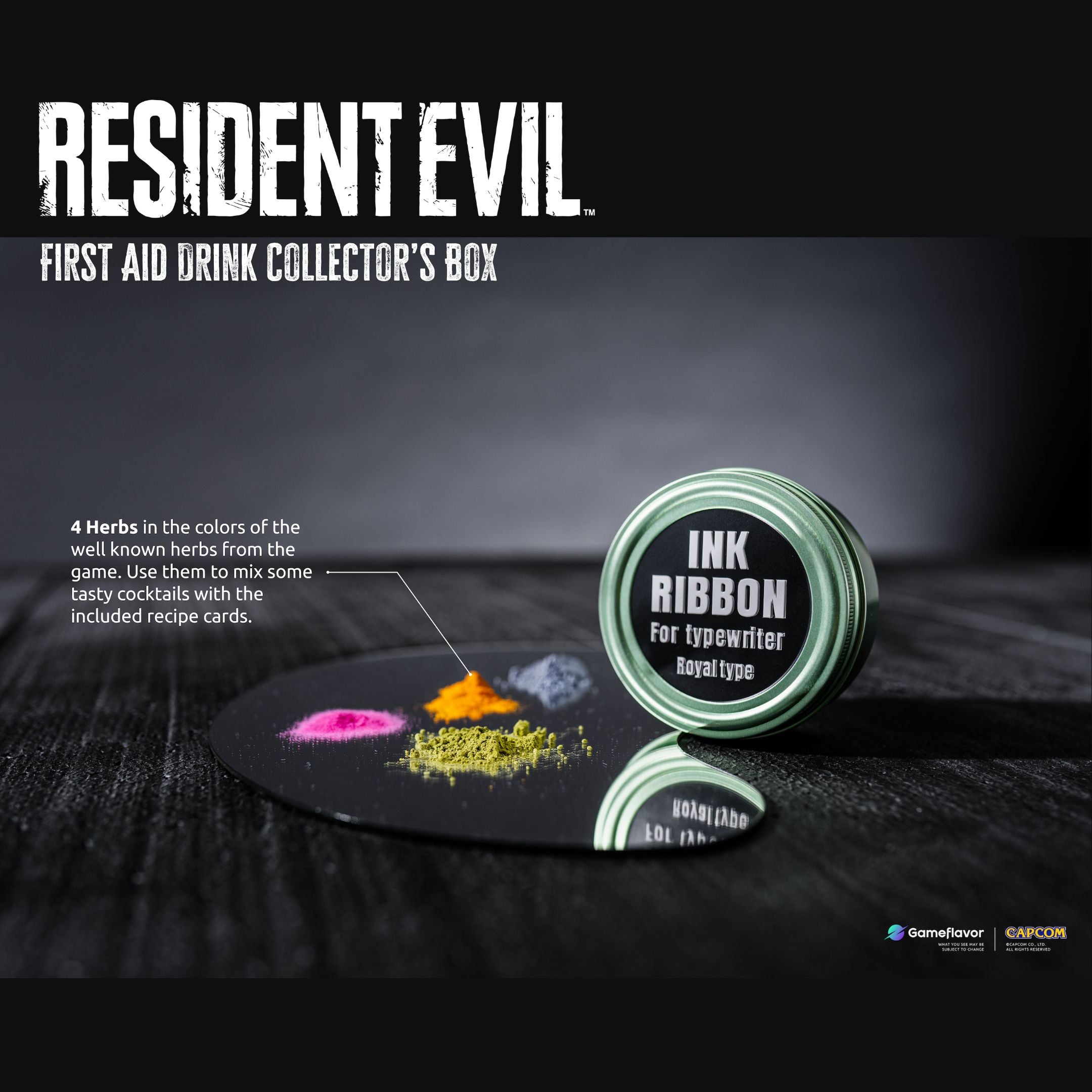 Resident Evil First Aid Drink Collector's Box – GameFlavor