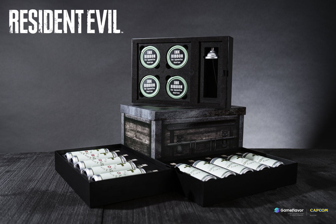 Resident Evil First Aid Drink - Limited Collector’s Box - GameFlavor