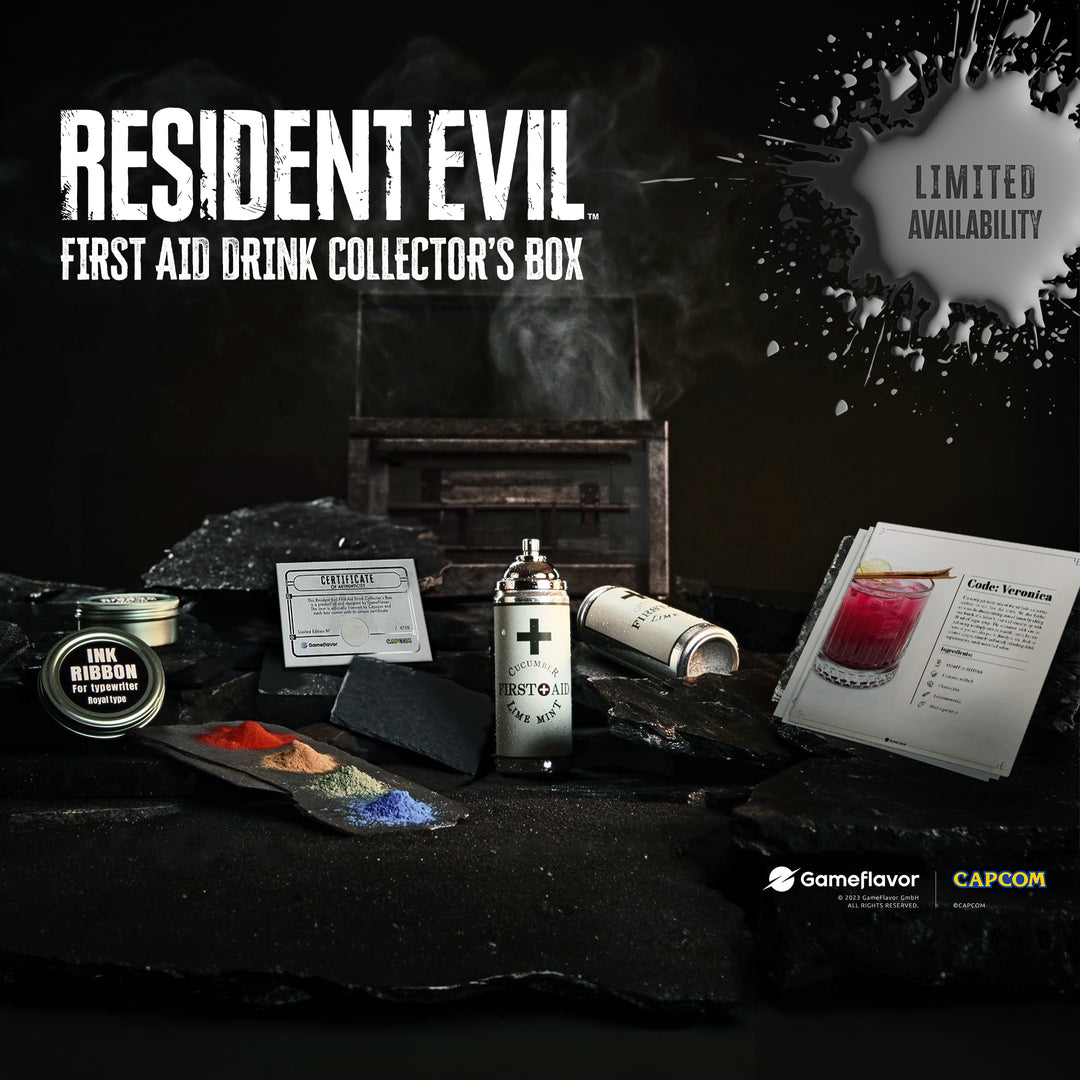 Resident Evil First Aid Drink Collectors Box