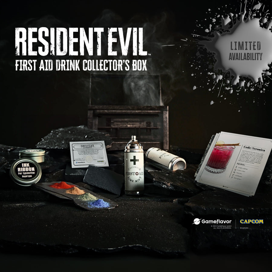 Resident Evil First Aid Drink Collector’s Box - Exclusive offer for Izzydrinks fans